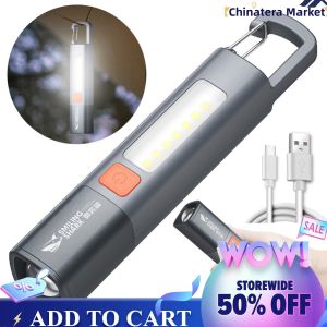 【Chinatera】 LED Camping Flashlight Portable Handheld Light 3 Light Modes for Emergency Use