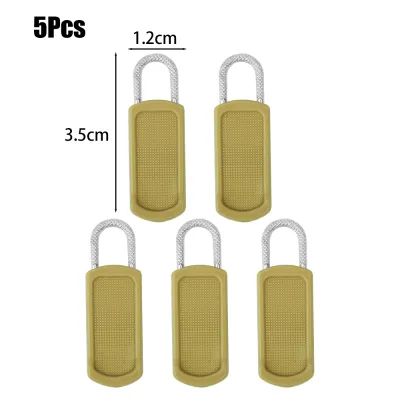 New Detachable Zipper Pull Replacement Zipper Slide Puller Lock for Jacket Dress Luggage Bag Metal DIY Zipper Head Repairing Kit