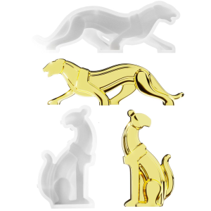 Silicon nhựa leopards khuôn mẫu Epoxy đúc khuôn mẫu cho dễ dàng phát hành và lặp đi lặp lại sử dụng trong nướng và crafting proje