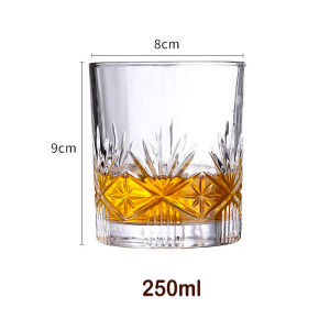 Gelas Wine Kaca Whiskey Glass Gelas Kaca Motif Gelas Bir Souvenir Mug Cangkir Gelas Minum Etienne