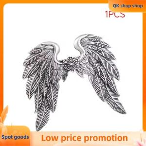 ✨QK shop✨ 1 2Pcs Womens Braid Hair Accessories Vintage Silver Angel Wings Hair Clip Ethnic Style Hair Decorations Zinc Alloy Hairpins