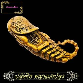 รูปจากผู้ขายบน Lazada: ปลัดขิกแมงปอง เรียกทรัพย์ (ทองเหลือง) หลวงปู่ครูบาธรรมมุนี ฐิตธัมโม จ.มหาสารคาม พลังพุทธานุภาพ รายล้อมด้วยอักข ตั้งราคา ฿179 ขายแล้ว 82 ชิ้น
