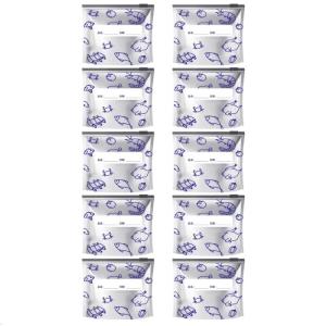 10 Pieces Thickened Leakproof Bags Resealable Aluminum Foil Pouches for Refrigerator Freezer Meal Preps Travel
