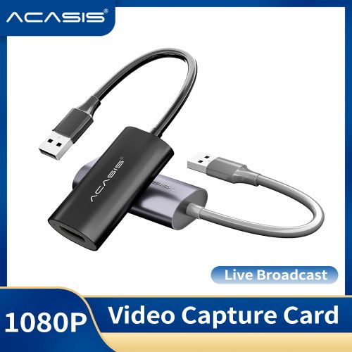 ACASIS HDMI to USB Video Capture Card HD Recorder Video Live Streaming
