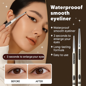 【3 Seconds To Enlarge Your Eyes】Biya Waterproof Smooth EyelinerSweatproof Long-lasting Quick-drying Fine Eyeliner Pen Silky Smooth Eyeliner Pen