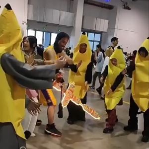 Banana Costume Carnival Clothing Fancy Banana Suit Halloween Costume for Kids Girl Boy Adults