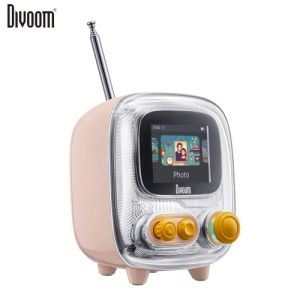 Divoom Tiivoo 2 Pixel Art Bluetooth Speakers Portable Alarm Clock DIY Display Board Cute Gift Home Light Decoration FM radio Photo Album & Lyrics Speaker