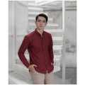 Kemeja Pria Lengan Panjang Baju Kantor Hem Cowok Dewasa Kemeja Pria Polos Slimfit Kemeja Casual Jumbo Bigsize. 