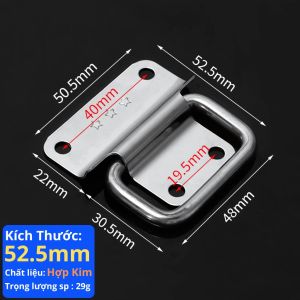 Tay Nắm Hộp Đựng Đồ Lò Xo Gập Inox 304 – Quai Xách Hộp Dụng Cụ Tủ Máy Thiết Bị Thùng Nhôm Flight Case Loa Kéo Vali