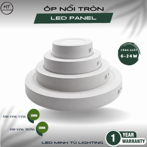 [GIAO HỎA TỐC] Đèn ỐP TRẦN LED GẮN NỔI 12W 18W 24W Vuông/ Tròn- Ánh sáng trắng hoặc vàng 3000K - bảo hành ĐỔI MỚI 12 tháng