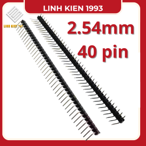 [ 2 cây ] Đầu Pin Cắm 40P 2.54mm Vuông Góc 90° – Header Nam Thanh Cắm PCB DIY