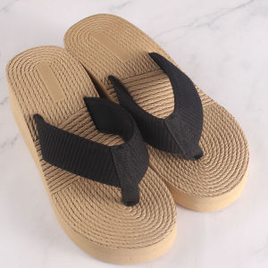 [Free Shipping] New Eva Thick-Soled Indoor Slippers For Women Suitable For Summer Wear Versatile Simple Comfortable And With A High Heel Design