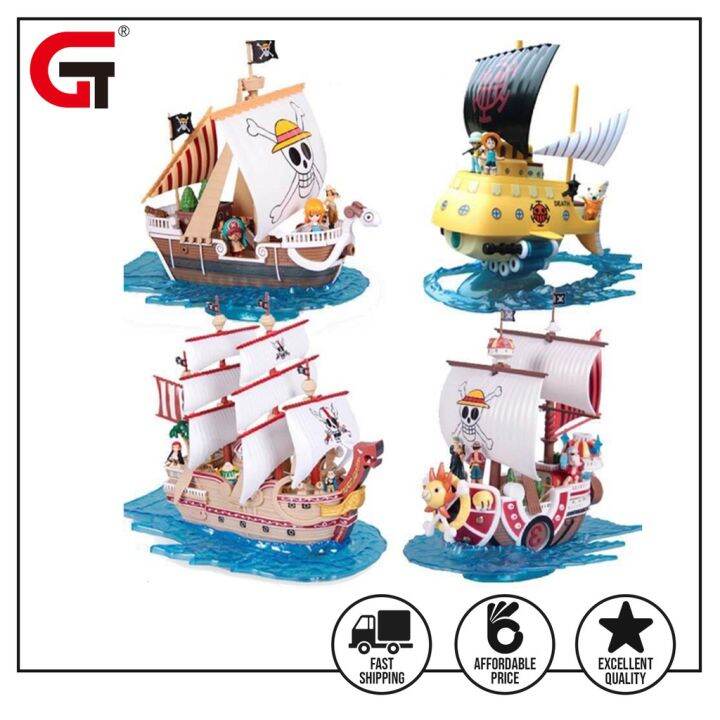 One Piece Grand Ship Assemble Thousand Sunny Trafalga Going Merry Red ...