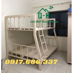 GIƯỜNG SẮT 2 TẦNG HỘP SẮT 4X8 1M4X1M6 GIÁ RẺ DÀNH CHO GIA ĐÌNH