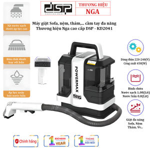 Máy giặt hút lau sàn bề mặt Sofa nệm thảm ga giường dạng cầm tay cao cấp - Thương hiệu Nga cao cấp DSP Mã KD2041 [HÀNG CHÍNH HÃNG BẢO HÀNH 12 THÁNG]