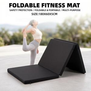 50MM Thick Gymnastics Mat Folding Stretch Mats Gym Exercise Mat Yoga Crash Mat Crash Mat Non-Slip Mat