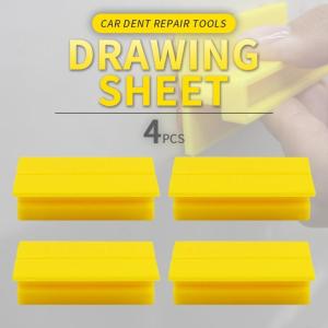4pcs vết lõm loại bỏ kéo tấm vết lõm puller keo tấm vết lõm công cụ sửa chữa 90 độ vết lõm dụng cụ loại bỏ dụng cụ bảo trì ô tô