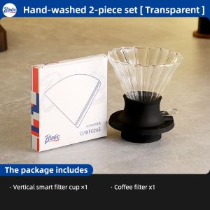 BINCOO Coffee Dripper Set Hand Brewed Coffee Filter Cup Home Drip Coffee Sharing Pot Extractor Coffee Pot with Filter 500ML