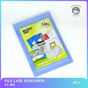 WAJIB EXTRA PACKING BOS File Case F4/ Hard Case Dokumen/ Map Case/ Kertas/ Office/ Sekolah