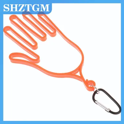 SHZTGM 1Pc Golf Gloves Holder With Carabiner Golf Gloves Stretcher Golfer Tool Gear Gloves Rack Hanger Golf Supplies Accessories