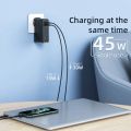 Củ sạc nhanh kiêm pin sạc dự phòng 45W Baseus GaN Power Station 2in1 10000mAh. 