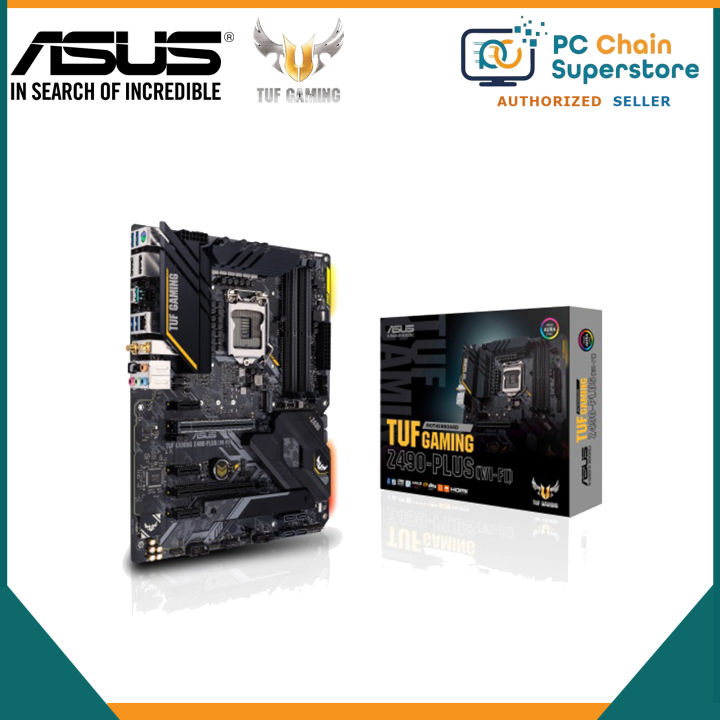 ASUS TUF GAMING Z490-PLUS WI-FI Intel® Z490 (LGA 1200) ATX