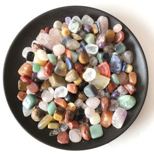 CUTE ELVES 100g Mixed Spirituality Minerals Meditation Home Decoration Natural Quartz Crystal Gravel Crystal Stone Fish Tank Decor