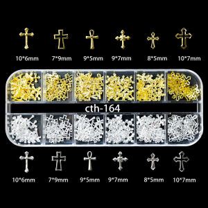 Ardour Nail Art Classic Metal Tips Gold Silver Star Moon Nails Decorations Jewelry Accessories DIY Tools