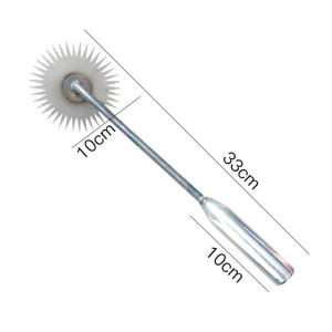 Horticultural hoe weeding and root pulling tool sunflower weeding tool handheld rake soil loosening and soil pulling machine awn steel weeding tool