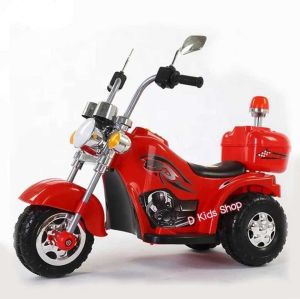 D Kids รถแบตเตอรี่เด็ก รถเด็กนั่งมอไซค์ทรงตำรวจ ขนาด1มอเตอร์ มีไฟหน้า/มีเสียงดนตรี No.1051