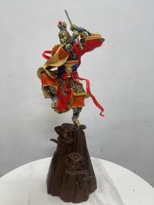 Tượng tôn ngộ không bằng đồng decor cực đẹp cao tới đầu 58cm tới gậy 68cm nặng 9kg