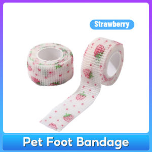 【In Stock】Pet Dog Bandage Pet Shoes Dog Shoes Dog Socks Pet Bandage Wound First Aid Elastic Wrap Tape Self-Adhesive Pet Disposable Shoes Pet Accessories