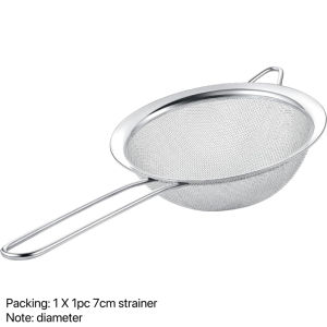 3pcs set stainless steel strainer with container flour strainer stainless for frying oil strainer for drain cooking set kitchen ware colanders food strainers with handle fine mesh sieve strainer for baking tools sifter strainer fot pastaBINLU