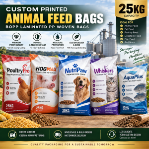 Custom Printed BOPP Laminated PP Woven Bag | Animal Feed Sack | Poultry Hog Livestock & Pet Food Packaging | Wholesale ustom printed feed sack custom animal feed packaging customized feed bags animal feed packaging animal feed sack poultry feed bag live