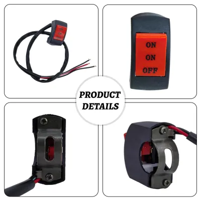ORIGINAL SAKLAR STANG 3 KABEL HB9 WATERPROOF / SAKLAR STANG JEPIT UNIVERSAL SAKLAR LAMPU MOTOR SAKLAR STANG ON OF ON