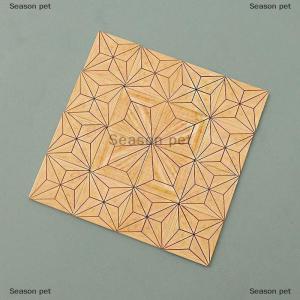 [COD] Season pet 5ชิ้น เซ็ตจิ๋วตุ๊กตาพื้นสติกเกอร์กระเบื้องวอลล์เปเปอร์ตุ๊กตาโมเดลห้องครัวห้องน้ำ DIY ตกแต่ง