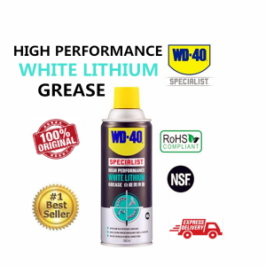 < 100% ORIGINAL > WD-40 HIGH PERFORMANCE WHITE LITHIUM GREASE WL 360ML WD40