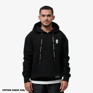 JAKET HOODIE FRIDAY KILLER | SKULL HAND BLACK HD
