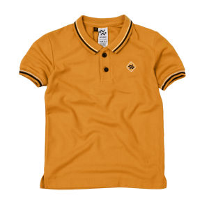 Kaos Polo Anak Premium Usia 1-12 Tahun Wangki Kuning Anak - eevyxstore