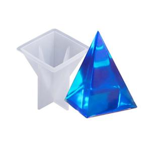 Clear Pyramid Silicone Mold Flexible Reusable Mold For Resin Art And Decorative Crafts Soap Making Mould