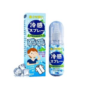 ✅[Ready Stock] Japan Cooling menthol body spray 50ml / Instant -20℃ Cooling kool fever Spray Summer Relieving Clothing
