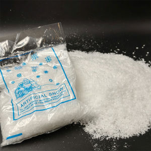 500g Christmas Artificial White Snow Decor No-Water Dry Snow Powder for Winter DIY