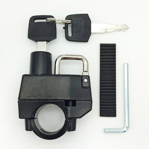 Bostar Portable Motorcycle Helmet Lock Anti-theft Security Safety Handlebar Locking Cycling Equipment