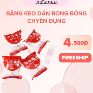 Băng Keo Dính Bong Bóng Cuộn 100 Miếng Trang Trí Bong Bóng Tiệc sinh nhật sự kiện tiệc cưới tân gia