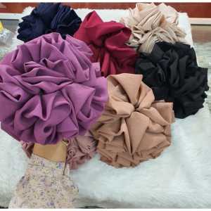 CEPOL MAWAR JUMBO ANTI PUSING HITS SELEBGRAM| CEPOL RUMBAI - cepolan ikat premium anti pusing - CEPOL BROKOLI - cepolan hijab - cemol bunga super jumbo bahan ceruty babydoll model terbaru termurah terlaris
