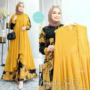 MANISHA SET EDELWEISS ||  DRESS MANISHA LANGSUNG KONVEKSI