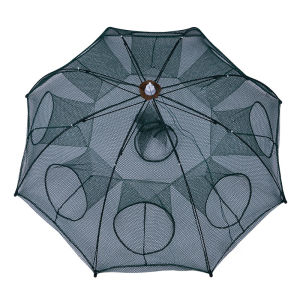 Jaring Ikan 8 Perangkap Bubu Jala Udang Kepiting Automatis 8 Lubang