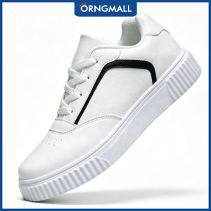 ORNGMALL Người đàn ông của giày thể thao giản dị-Nền Tảng giày trượt băng chất liệu da PU và EVA đế không thấm nước không giày xỏ nhẹ thoải mái Giày bệt cho hàng ngày/làm việc/Ngoài trời