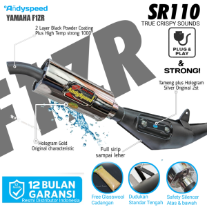 KNALPOT FIZR ANDY SPEED NEW GRADE A 10.000% GARANSI BERHOLOGRAM PRODUCT- FREE STIKER FIZ R FI ZR F1Z R F1 ZR F1ZR bukan AHM CHAN STD RACING NXL ABRT