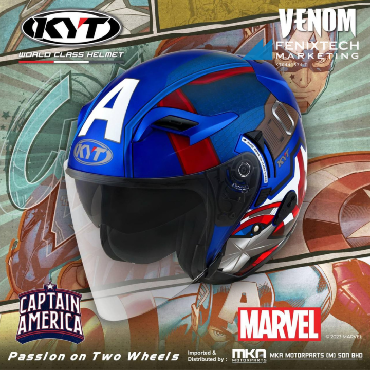 HOT Kyt Marvel Marvel Venom Helmet Kyt Venom Limited Edition